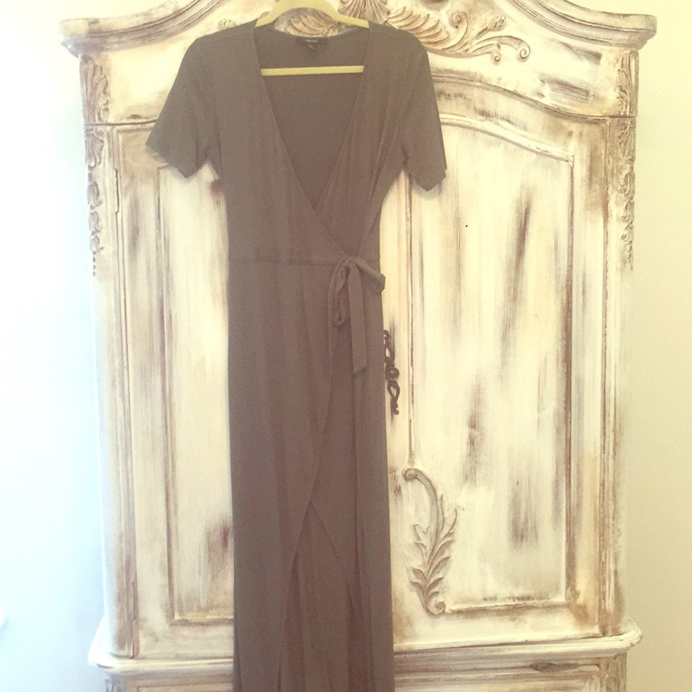 Olive green maxi